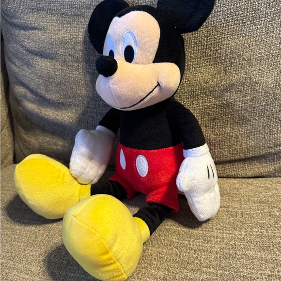 Disney Mickey Mouse Plush Toy - Black, Red, Yellow - Picture 3 of 6